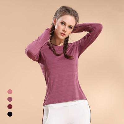 Cina donne Compressione palestra Corrente Secca Veloce Sport abbigliamento semplice top in vendita