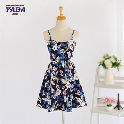 China Verano nueva dama sin espalda patrones de playa casual camiseta suelta vestido de baile de dama ropa de moda a la venta en venta