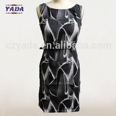 China Mulheres imprimindo moda longa uma linha vestido senhoras mulheres sexy roupas vestidos senhora com cintura cinto à venda