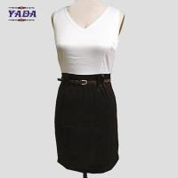 China Moda V diseño de cuello cuerpocon sexy vestido de dama ropa modelo mujeres damas a bajo precio en venta