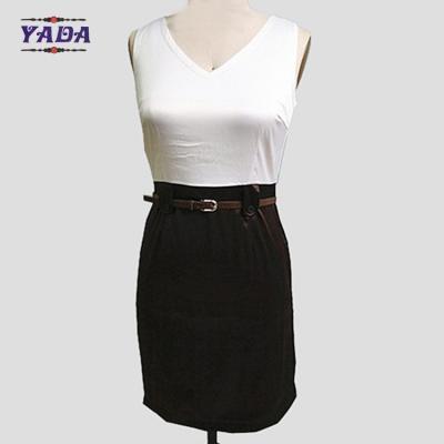 China Fashion v neck design bodycon sexy lady dress model clothes women ladies in cheap price for sale