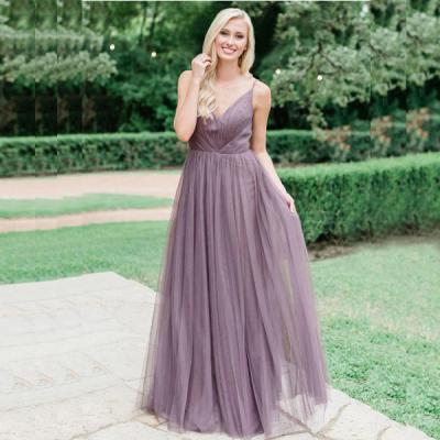 China Maxi Brautjungfernkleid Penelope Tullenkleid zu verkaufen