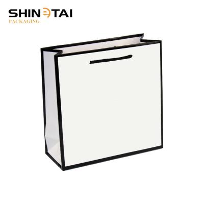 China Paper Bag White Shopping Paper Bag Custom for sale