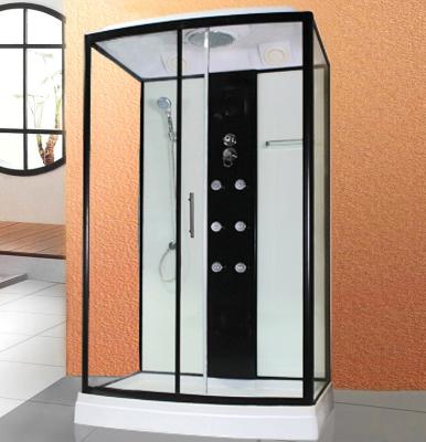 China Modern China Supplier Hot Sale Square Sliding Glass Door Shower Enclosure 80x120 for sale