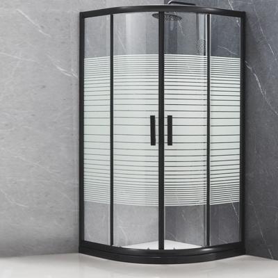 China Modern Single Line Glass Enclosure 90 Shower Enclosure 90 / Simple Corner Shower Enclosure for sale