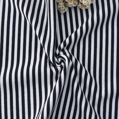 China Lycra Striped French Terry Pure Cotton 225g Breathable Sweatshirt Material for sale