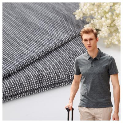 中国 Comfortable Black Stripe Fabric Mercerized Cotton Skin Friendly Texture 販売のため