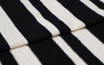 China Easy To Care Healthy And Smooth Striped Material Fabric For T-Shirt for sale