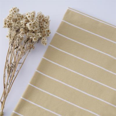 China Natural Easy To Care And Comfortable Simple Striped Material Fabric For Casual Wear for sale