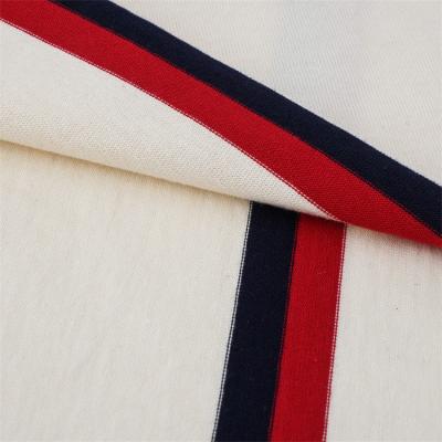 China Natural And Comfortable Soft And Skin-Friendly Care Striped Knit Fabric For T-Shirt for sale