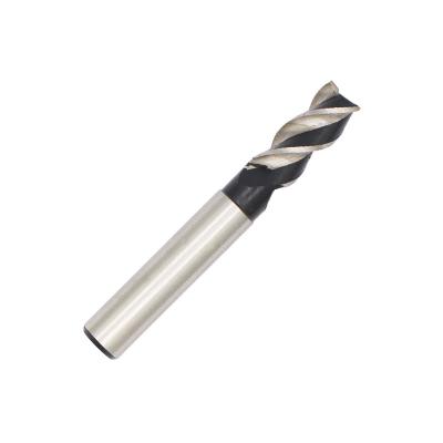 China ShangGong High Speed ​​Steel Shank CNC Straight (Fully Ground) Cutting Tool HSS Straight Milling Cutter 4 Spline Shank Holder Milling Cutter for sale