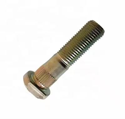 China Heavy Duty M14X1.5 Tire Stud Bolt Extended Studs For Spacers 16.02mm Knurl for sale