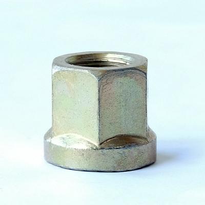 China Hexagon Stainless Steel Wheel Lug Nuts With Thick Washer M18 Surface Color Zinc for sale