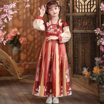 China Factory Price Traditional Chinese Traditional Chinese JINXIHANFU Costume Embroidery Printing Performance Kids Girls Hanfu for sale