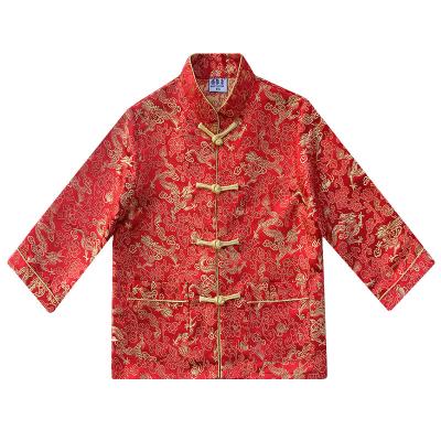 China Tang Suit Hanfu Good Selling Products Xxs-xxl Chinese Red Daily Wear Polyester Tang Suit Hanfu for sale