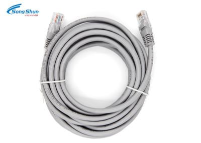 Κίνα Γκρίζα γάτα 5 σκοινιού RJ45 26AWG UTP μπαλωμάτων δικτύων για το μήκος συνήθειας υπολογιστών δρομολογητών προς πώληση