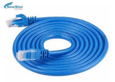 中国 Flexibile RJ45 Cat5eパッチ ケーブルの注文の長さの蛍光体青銅IDCの刃 販売のため