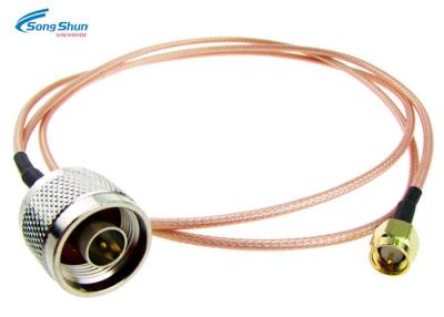 China 50ohm WiFi flexibles Rf-Kabel, 2.4g Mikrowellen-Kabel des System-Rf zu verkaufen