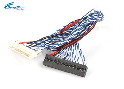 중국 스캐너 컴퓨터 LVDS 케이블 30 Pin의 PVC 재킷 케이블 7.0 Mm LVDS 전시 판매용