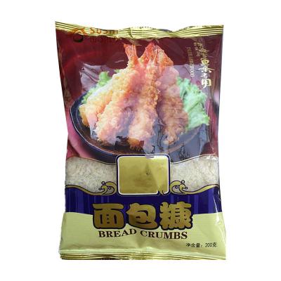 中国 10kg 卸売 日本風 調味料付き 黄色のパンコ パン粉 脆いパン粉 販売のため