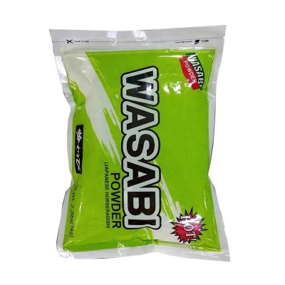 China Sauce Wasabi Powder Horseradish Powder Green Mustard 1Kg Japanese Ingredients Spicy Kosher for sale