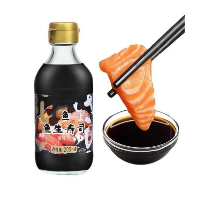 China GK Address Hot Pot and Sushi Sauce Dark Soy Sauce Flavored Sashimi Soybeans Ingredients for sale