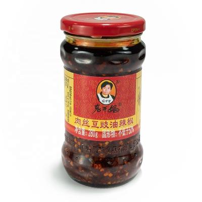 China Laoganma 280g Glass Bottle GK Wagyu Beef Sriracha Hot Chili Sauce CHILI RED OIL Brix % 0 for sale