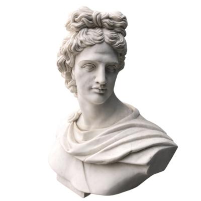 China Western Recommend Customized Colors Garden Bust Roman Marble Western Decoration Marble Bust for sale