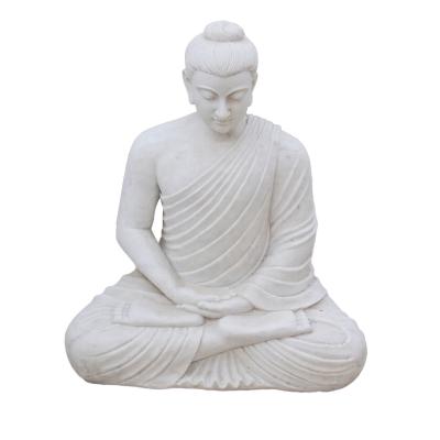 China Modern Warm Fashion Customized Colors House Decoration Marble Modern Buddha Statues Stone Buddha Statue for sale