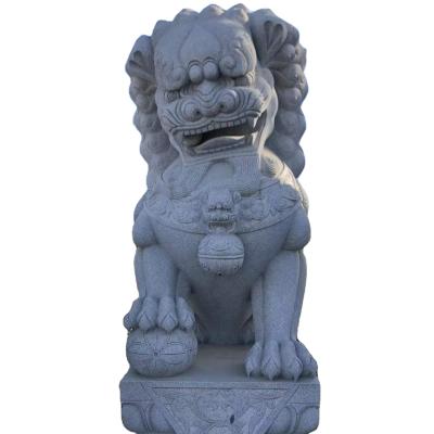 China Europe Sculpture Garden Life Size Natural Stone Hand Carved Animal Statue Lion Sculpture For Decoration for sale