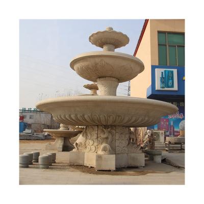 China Decoration Bringfine Good Price Customized Western Colors Hotel Decoration Europe Popular Marble Water Fountain Sale for sale