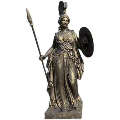 China Europe Life Size Customization Warrior Sculpture Bronze Statue For Decor for sale