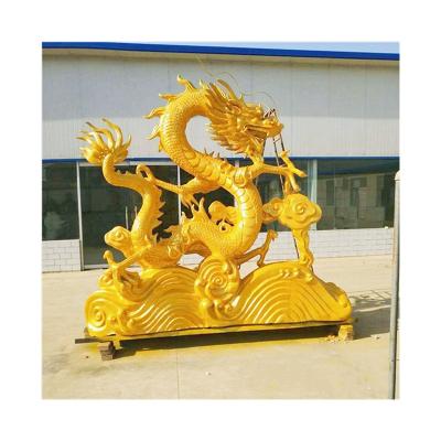 China Decoration Dragon Sculpture Western Sculpture Outdoor Large Dragon Statue Customized Size City Bronze Statue by China Low Price for sale