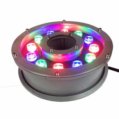 China Artificial Waterproof LED Water Fountain Ring Light Underwater Jet LED Light IP68 for sale