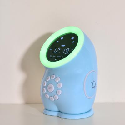 China Antique Style Sleep Sounds Machine Sleep Trainer Alarm Clock and Nightlight for Toddlers for sale