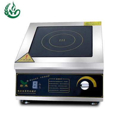 China Griff-Steuerhandelsklasse-Induktion Cooktop 5000W mit sofortiger Heizung zu verkaufen