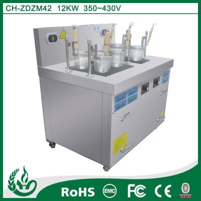 Chine conception de mode de trous du cuiseur 6 de pâtes d'induction de 380V 15KW pour des nouilles d'oeufs à vendre