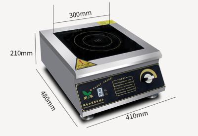 China Sicherheits-mehrfache Datei-Induktions-Elektroherd 3500W einfach zu benützen zu verkaufen