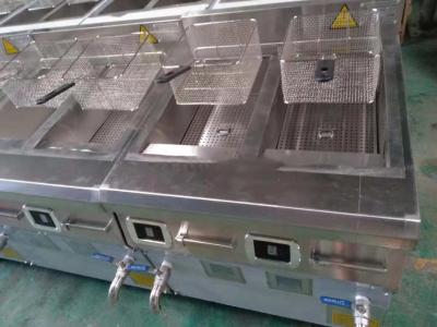 China van de het Roestvrije staalinductie van 30kw H1200mm de Frituurpan Roterende DIL Schakelaars Te koop