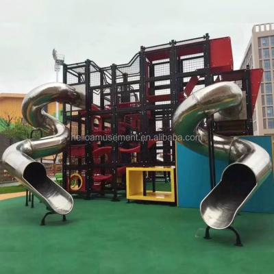 China Eco-Friendly Outdoor Hoola Wall Gametime Kids Climbing Play Structure For Recreational Parks for sale