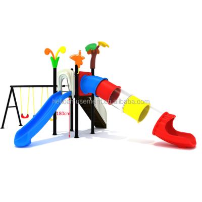 China Eco - Friendly Super High Straight Tube Slide For Outdoor Garden Playground for sale