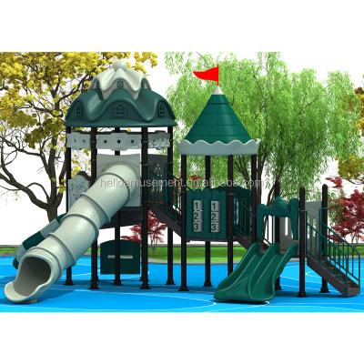 China Eco-Friendly Swing Set Outdoor Playground Metal Swingset Slide Game Kids Backyard Play Set For Fun for sale