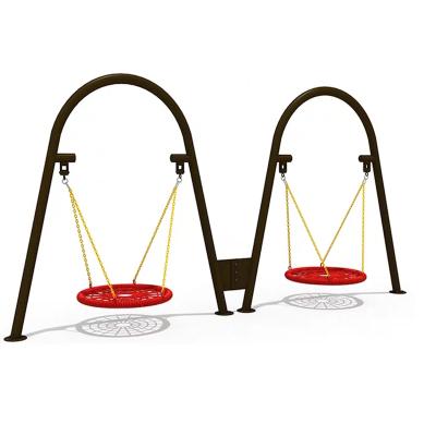 China Eco-Friendly Size Custom Make Knitting Rope Swing Seats Kids Playground Garden Outdoor Swing for sale