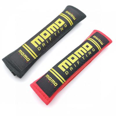 China Wholesale Nylon Woven Auto Seat Belt Cover Shoulder Pad Business Label Emblem Racing Refitting Gift For Momo Making Machine Car Accessories for sale