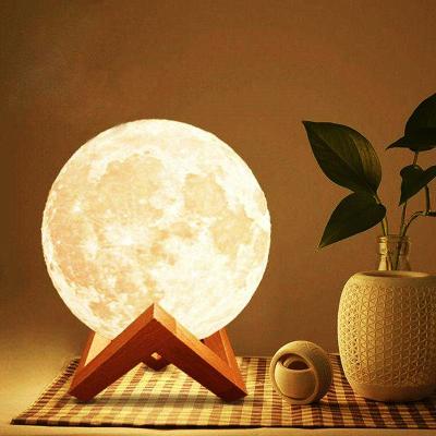 China Modern hot sale rechargeable models in 16 color variations led moon light lamp bedroom lights for decoration for sale