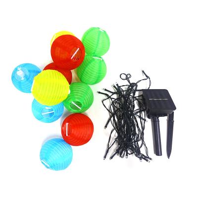 China Colorful LED Droplet Lamp String Lanterns Decorated Festival Led Solar Lamps Outdoor Waterproof IP65 String Lights for sale