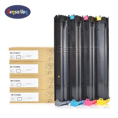 China Compatible toner cartridge COMPATIBLE for sharp toner BP-CT20 BP-AT20 BP-FT20 BP-GT20 BP-JT20 C2521R C2021R C2021X copier color toner for sale