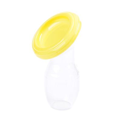 China BPA Free Breast Pump Baby Milk Bottle Food Grade Silicone Portable Breast Pump for sale