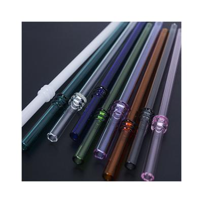 China Viable Innovative Drinking Glass Straw Colorful Glass Drinking Straws of 2022 Products for sale