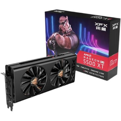 China Graphics Cards GPU Radeon RX 5500XT RX5500xt 8G Computer Desktop Bestselling Graphics Card for sale